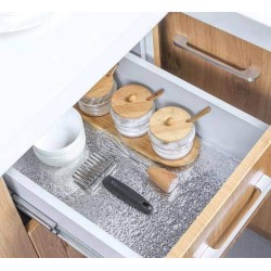 Papel Vinil de Cocina Plata 60cm x 5mt 4650