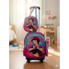 Mochila Escolar 3pcs con Rueda de Niñas 899
