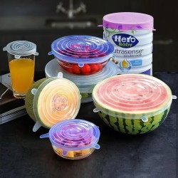 Set de 6 Tapas de Silicona 1778