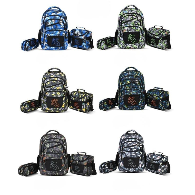 Mochilas Totto 3pcs Hombre o Unisex HXL-9703
