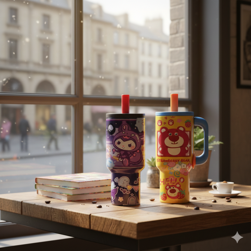 TERMO ACERO INOXIDABLE PERSONAJES VARIOS DISNEY LOTSO Y KUROMI ZF-1187