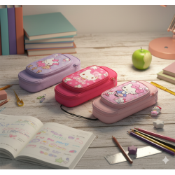 Cartuchera Infantil Niñas Hello Kitty Frozen Minnie Kuromi 9901