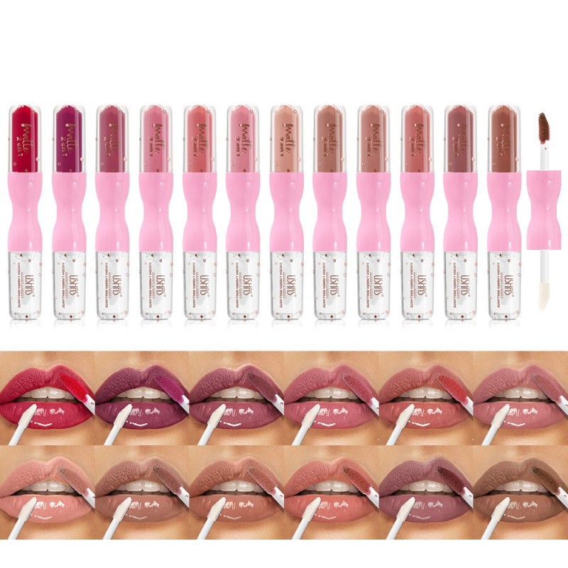 BRILLO DE LABIOS 2 EN 1 USHAS LG2588A