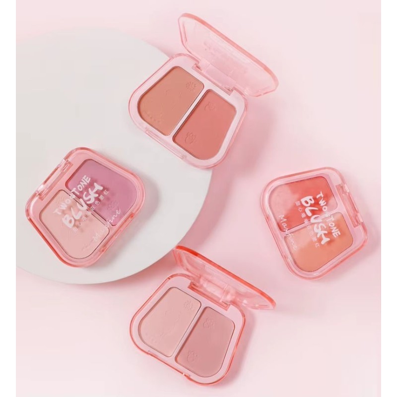 BLUSH EN POLVO COMPACTO DOBLE MF-SH-06 - MAXFINE