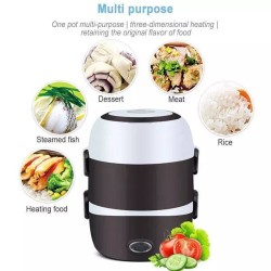 Lonchera eléctrica 2 niveles + Cable USB 2000W 1597