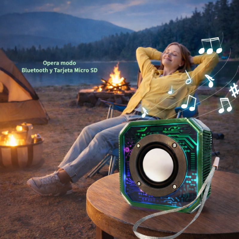 Parlante bluetooth cuadrado ZF-891