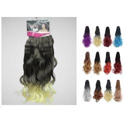 Extension de cabello ondulado Bicolor DY705