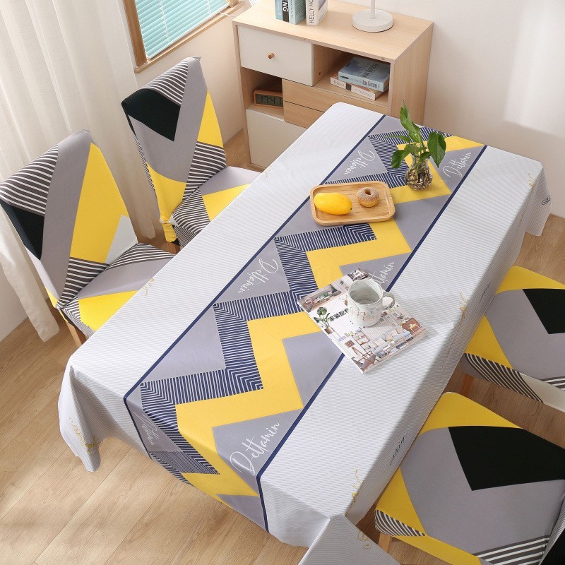 Juego de Mantel y Forros de Silla 7pcs 0036