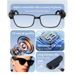 Audifonos M100 bluetooth para colocar en lentes 1712