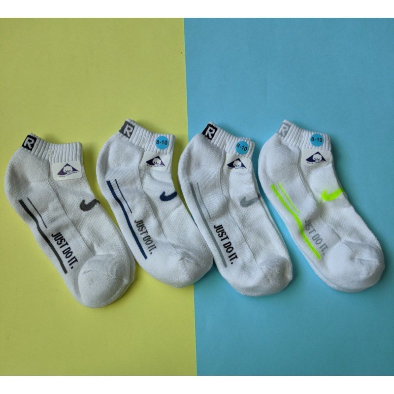 Remate Media blanca gruesa con diseño Eltex Tobillera