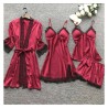 Pijama de seda 4pcs 3215-6