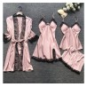Pijama de seda 4pcs 3215-6