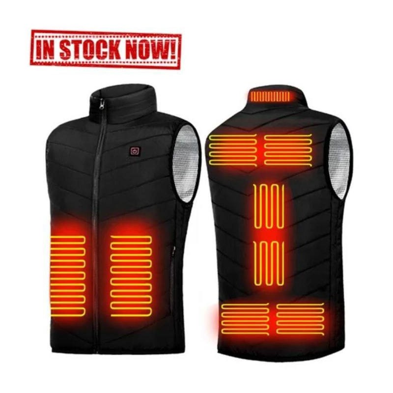 Chaleco negro de calefacción 17120-516