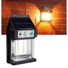 Lámpara Solar de Pared 2 Focos 4862