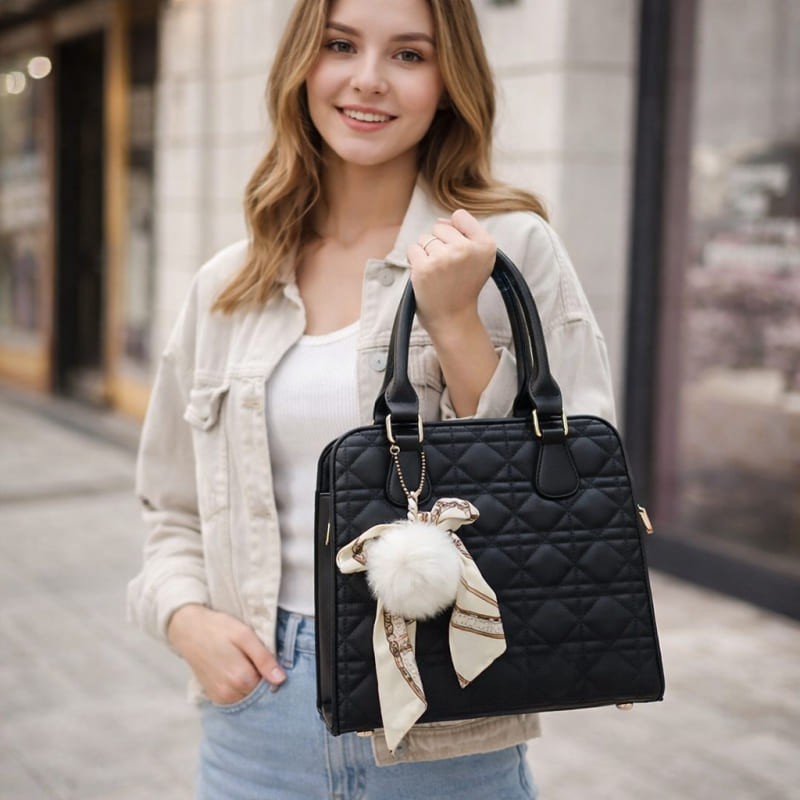 Cartera L-007 Negra