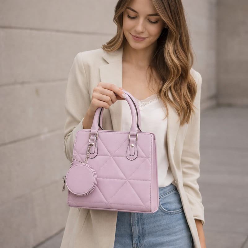 Cartera 3 pcs FQ-A0112 Lila