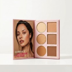 LIBRO SOMBRAS-ILUMINADOR-BLUSH-POLVOS- LIPSTICK Y CEJAS az-218