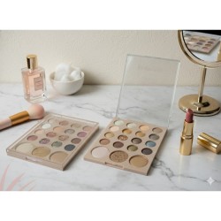 SOMBRA GLITTER 16 COLORES + 3 HIGHLIGHTS ENVASE ACRÍLICO HMAQ0021-141