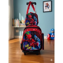 Mochila Escolar 3pcs con Rueda de Niños 900