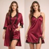 Pijama de seda 4pcs 3215-6