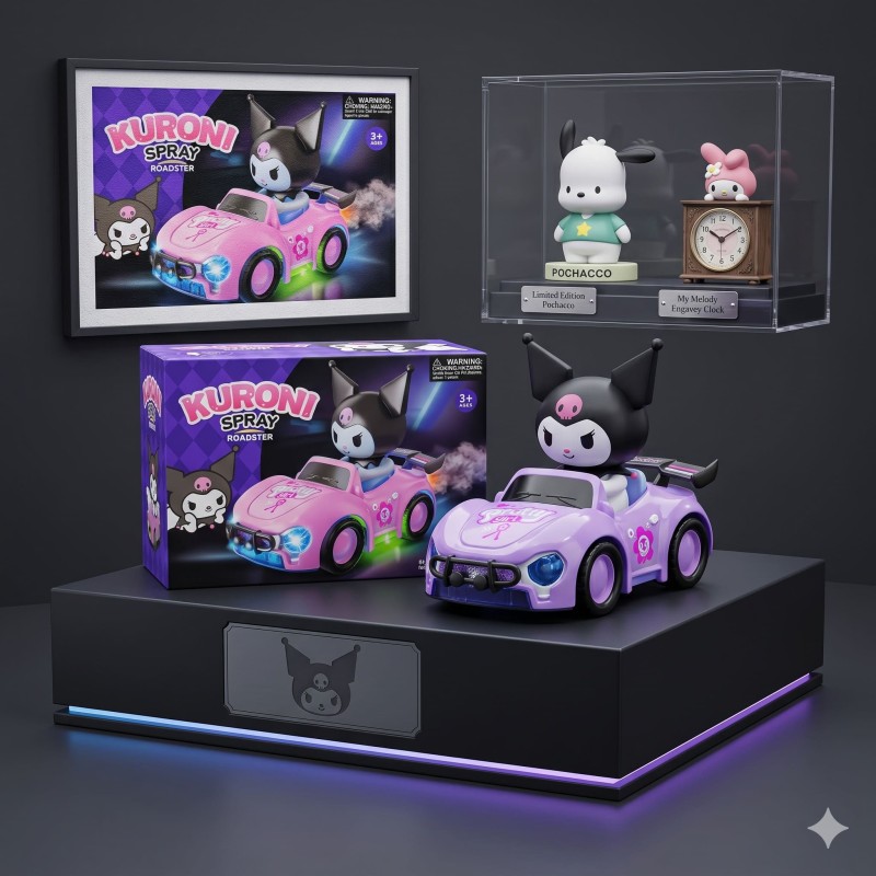 Juguete Musical Kuromi Carrito