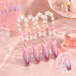 LIP GLOSS HIDRATANTE CON LLAVERO PULSERA MS-640 - MISS LARA