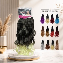 Extension de cabello ondulado Bicolor DY705