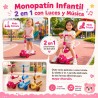Scooter Monopatin Osito con Asiento Música y Luces 3274