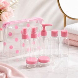 Set Viajero Rosa 7pcs COS-050