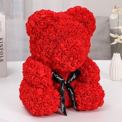 Oso Peluche con Rosas Artificiales de Fomix FG-1377
