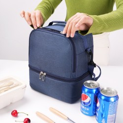 Lonchera Térmica Azul 9151 25x19x25.5cm