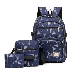 Mochila Escolar 3 pcs 9619