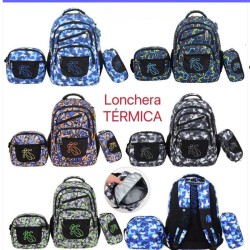 Mochilas 3pcs Totto con Diseños