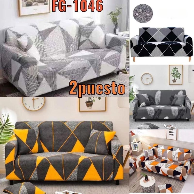 Forros de Muebles con Diseño 2 puestos FG-1046