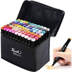 Marcadores Doble Punta 60pcs 2096