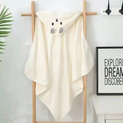 Toalla de Baño Infantil con Capucha Blanca GF-2