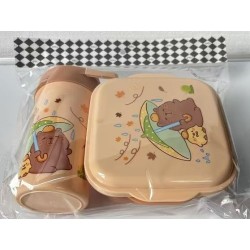 Set Duo Lonchera y Tomatodo Capibara 8003