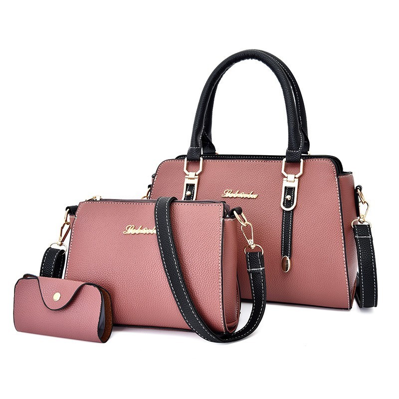Cartera 3pcs 3512 (Solo Rosa)