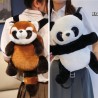 Mochila Peluche CH1601 (Oso Blanco y Mapache)