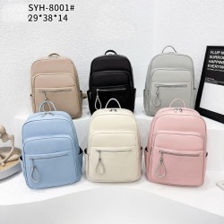 Bolso/Mochila SYH-8001 Cuerina Gris