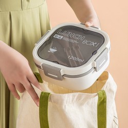 Lonchera con Cubiertos 1200ml 4480