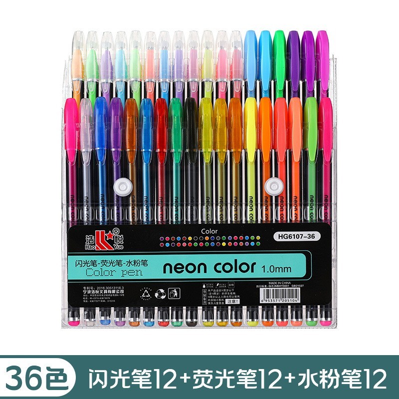 Esfero Neon 36pcs