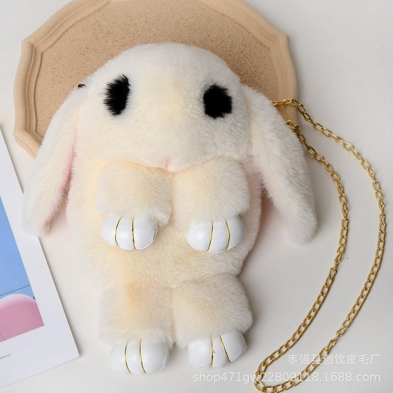 Cartera de Conejo Blanco CH04