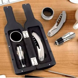 Sacacorcho con Estuche en Forma de Botella ZF-276