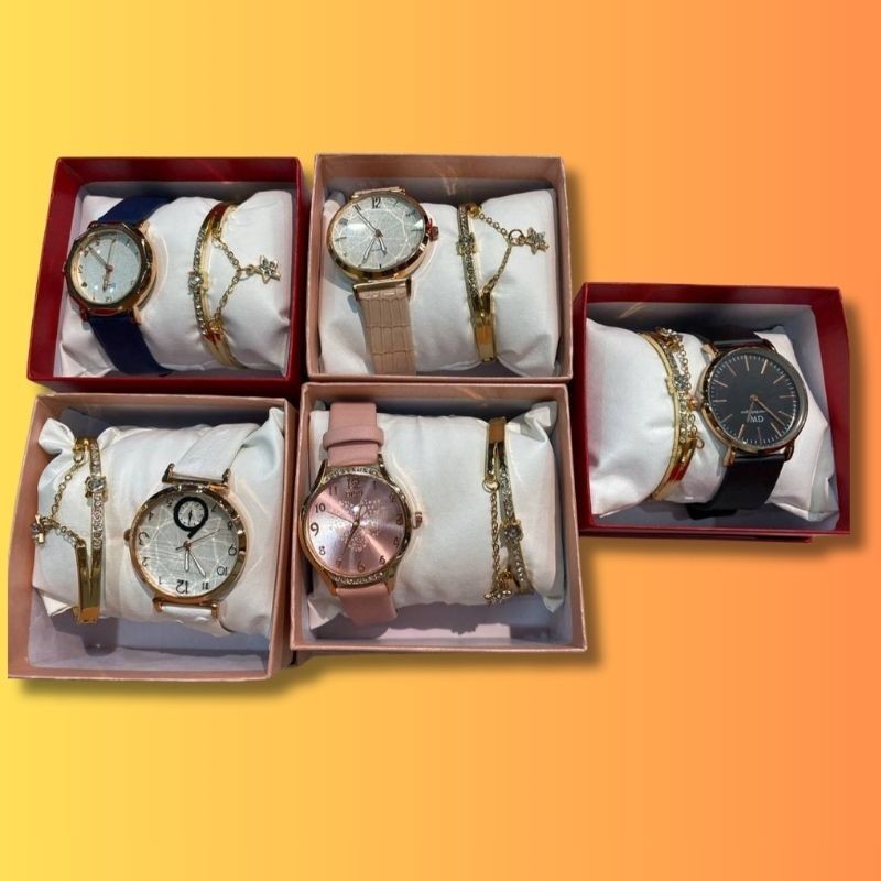 Set de Pulsera y Reloj de Mujer YH-014