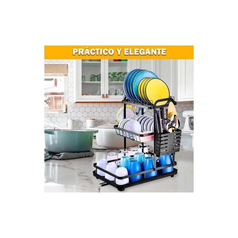 Platera Escurridora 3 Pisos 47.5x42x30cm 1009