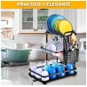 Platera Escurridora 3 Pisos 47.5x42x30cm 1009