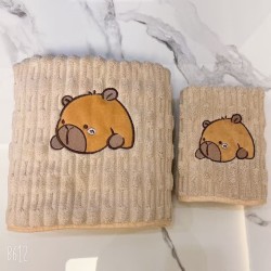 Set de 2 Toallas Diseño Capibara C1-1728