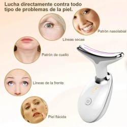 Masajeador Facial Led para Rostro y Cuello 7940