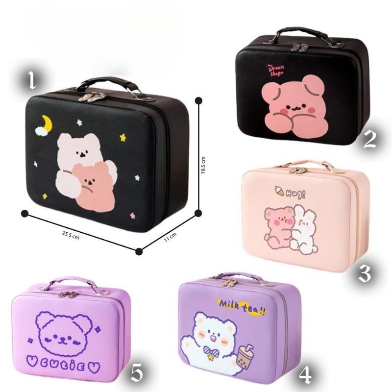 Cosmetiquera Kawaii FG-1351 (Lila y Rosa)